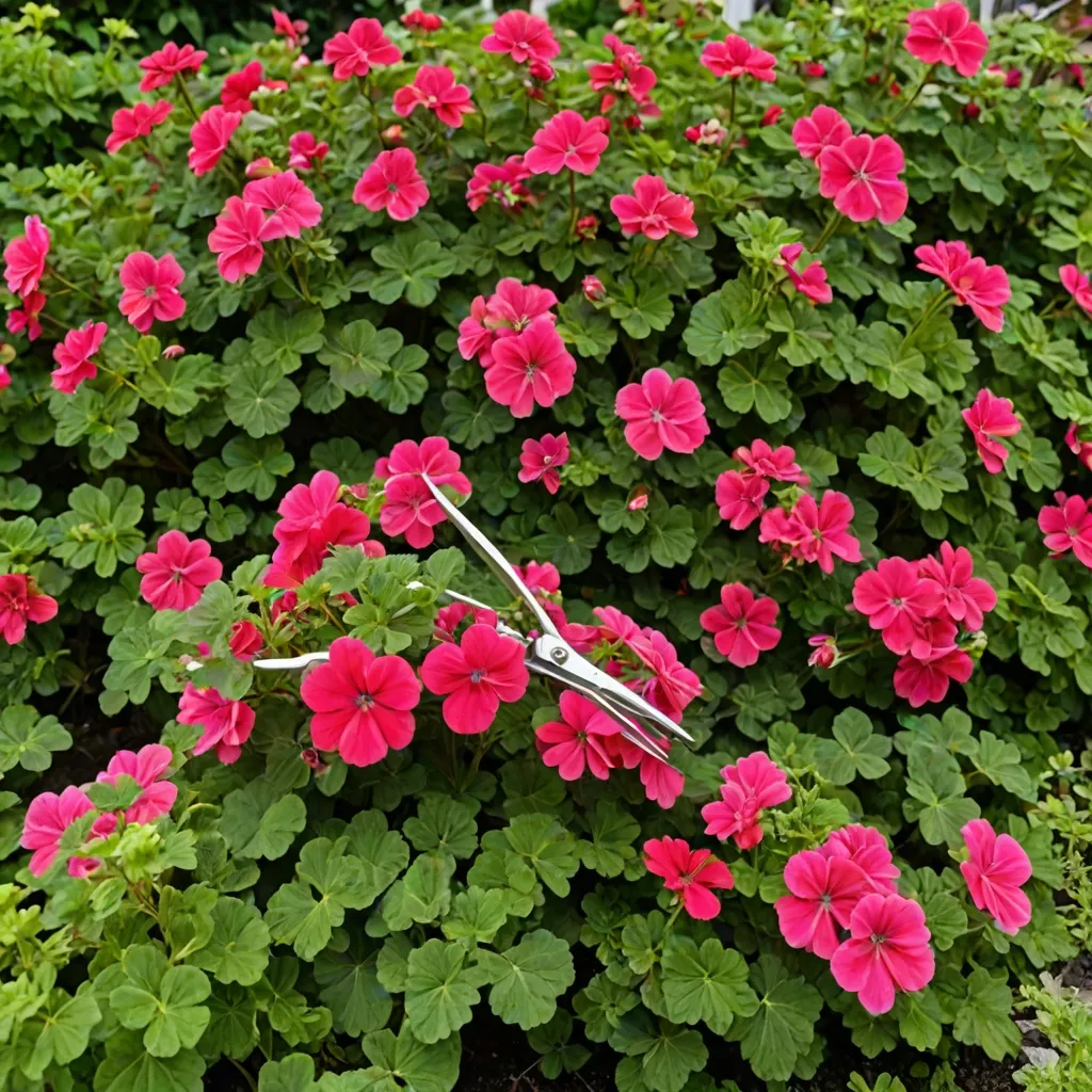 Jak przycinać geranium, by rosło bujnie?